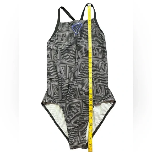 ADIDAS MARVEL Black Panther girls XL athletic cross back training swimsuit NWT - Picture 8 of 10